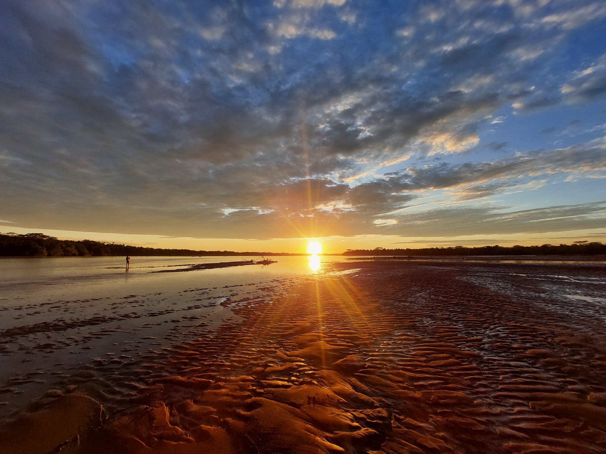 Amazon sunset